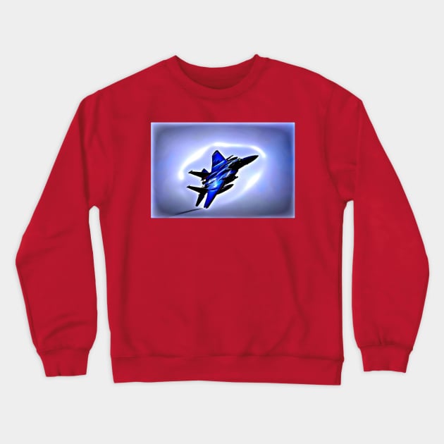 Fighter Aircraft Crewneck Sweatshirt by Arie